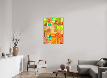 75 x 100 cm, Fine Art Print on Alu-Dibond in Floater Frame Turbo Lenz #5