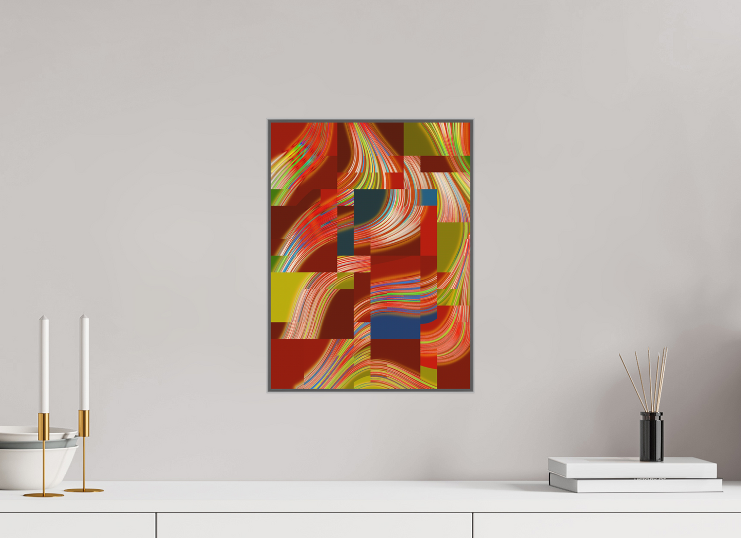 30 x 40 cm, Alu-Dibond in Aluminium Artbox Antiflow #14