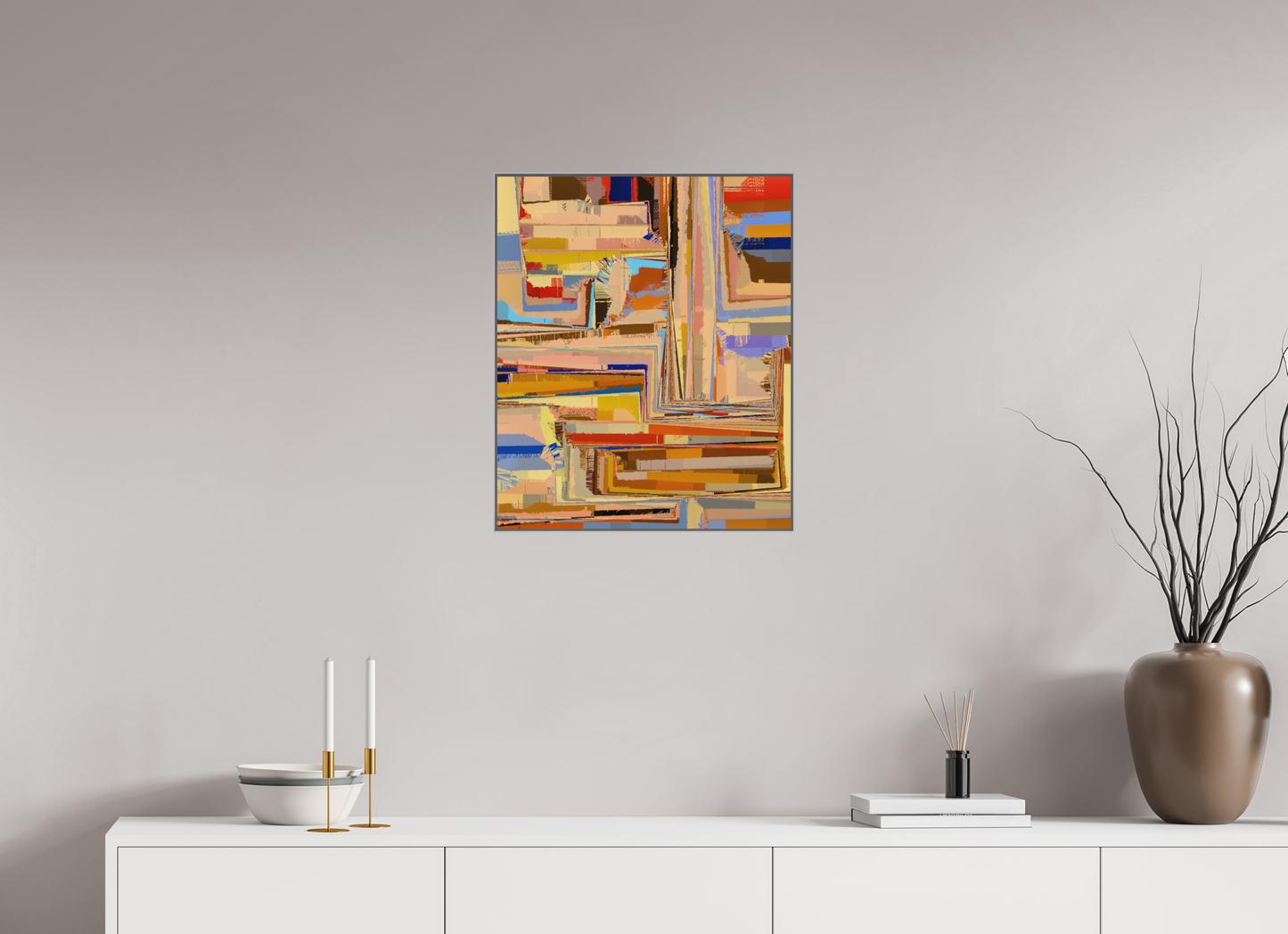 50 x 60 cm, Alu-Dibond in Aluminium Artbox interaction 782.432.367.113.500