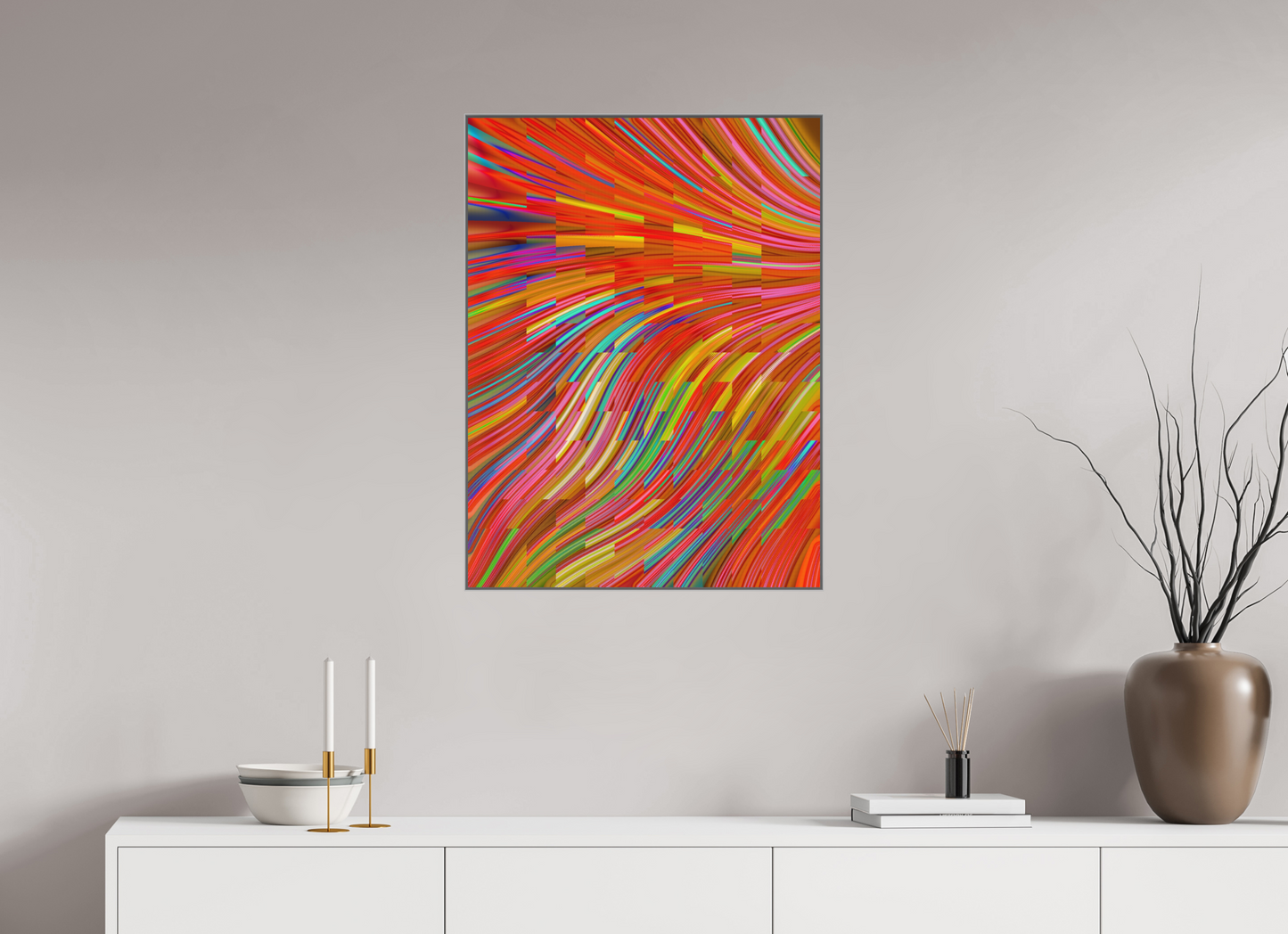 60 x 80 cm, Alu-Dibond in Aluminium Artbox Antiflow #7