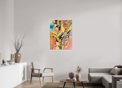 75 x 100 cm, Fine Art Print on Alu-Dibond in Floater Frame White Serendicay #12