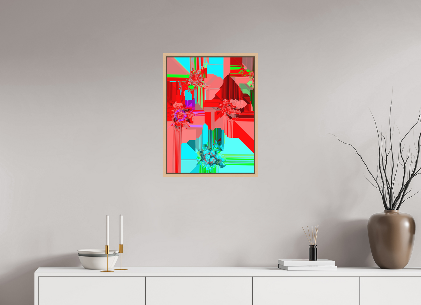 45 x 60 cm, Fine Art Print on Alu-Dibond in Floater Frame Turbo Lenz #12