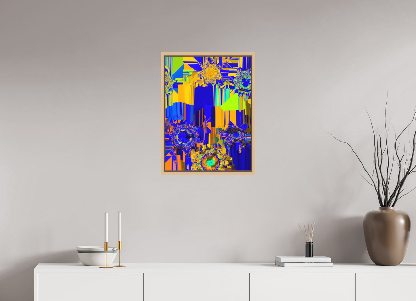 45 x 60 cm, Fine Art Print on Alu-Dibond in Floater Frame Turbo Lenz #14