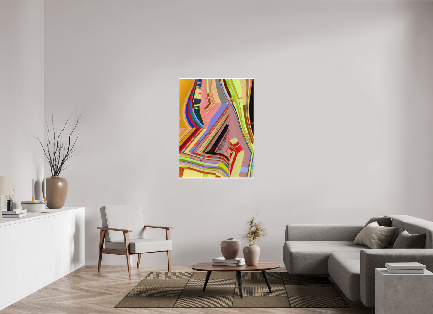 90 x 120 cm, Print on Hahnemühle Photo Rag Bright White Uncanny Flow #27