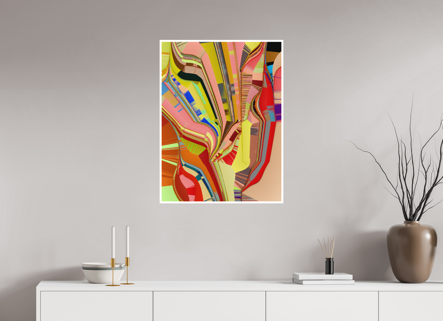 60 x 80 cm, Print on Hahnemühle Photo Rag Bright White Uncanny Flow #50