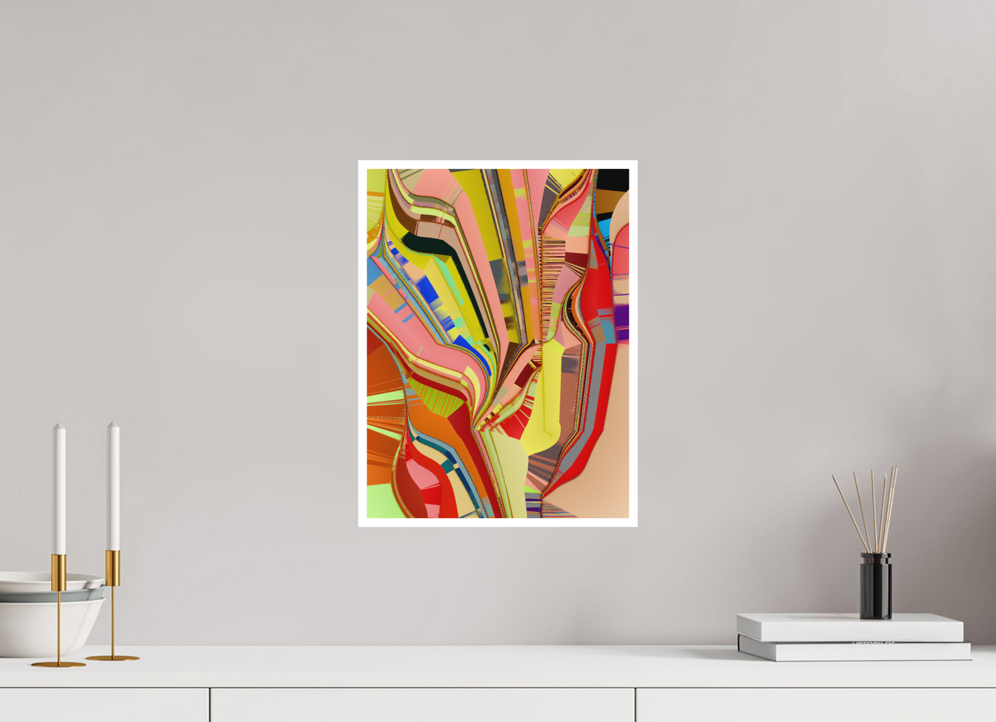 30 x 40 cm, Print on Hahnemühle Photo Rag Bright White Uncanny Flow #50