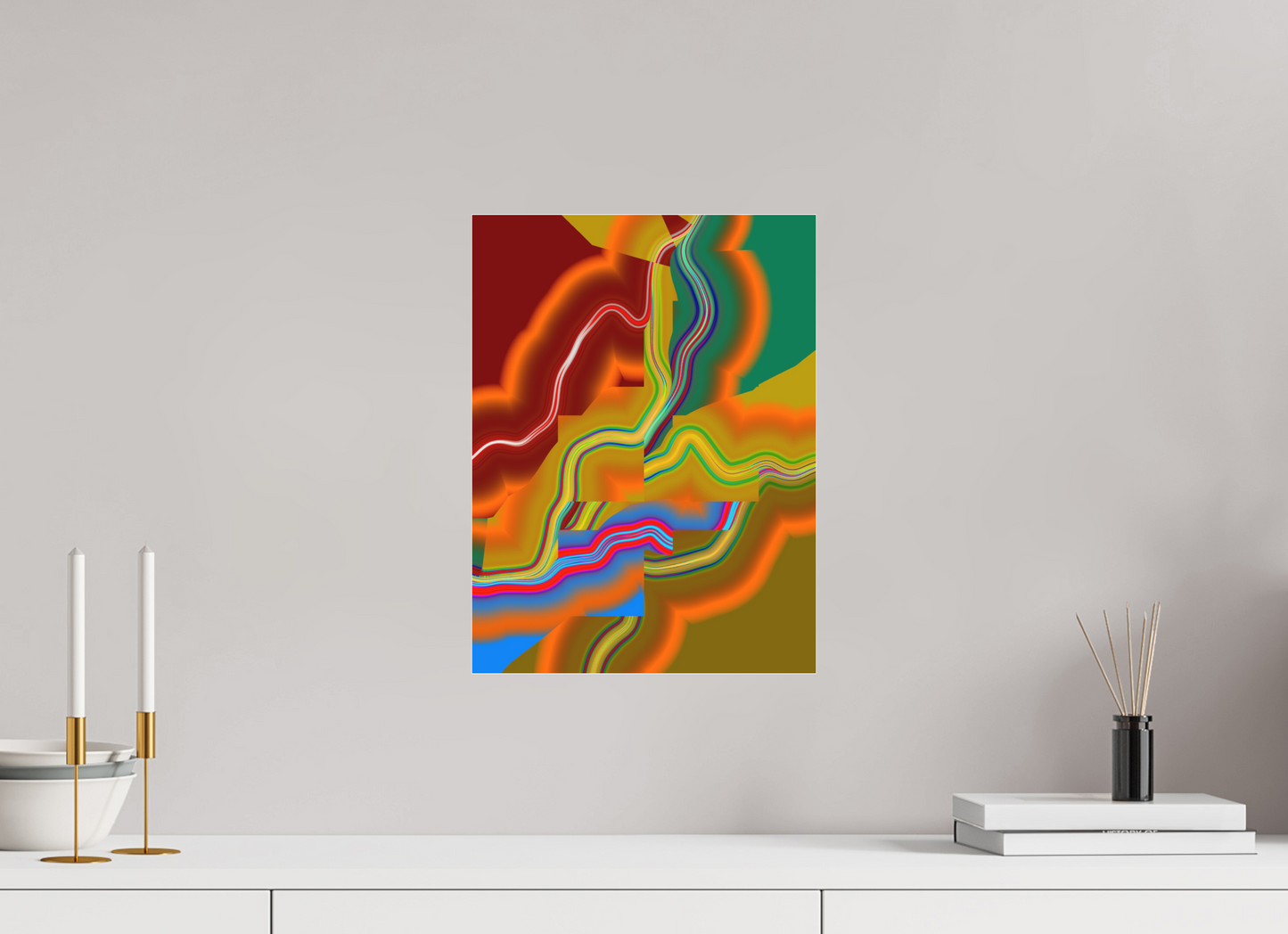 30 x 40 cm, Photo Print under matte Acrylic Glass Antiflow #20