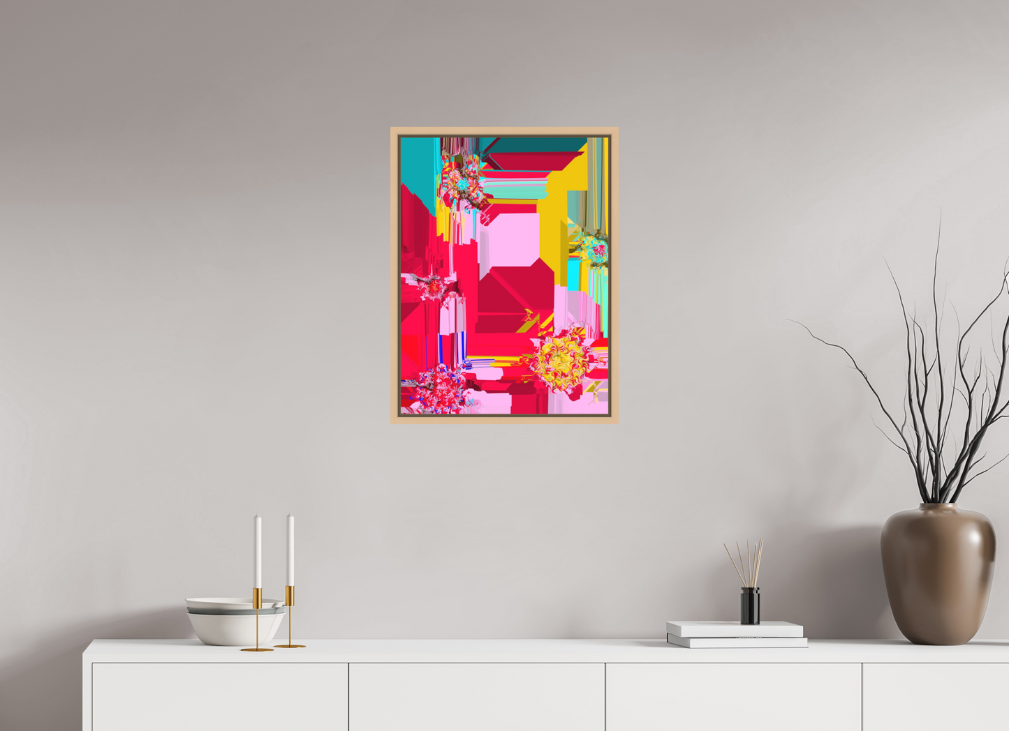45 x 60 cm, Fine Art Print on Alu-Dibond in Floater Frame Turbo Lenz #13