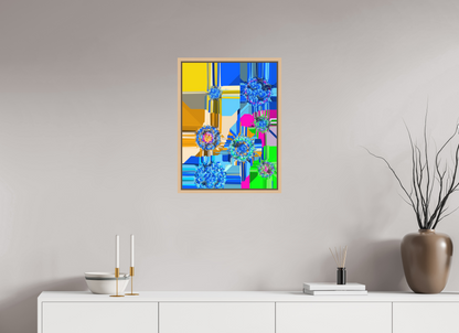 45 x 60 cm, Fine Art Print on Alu-Dibond in Floater Frame Turbo Lenz #6