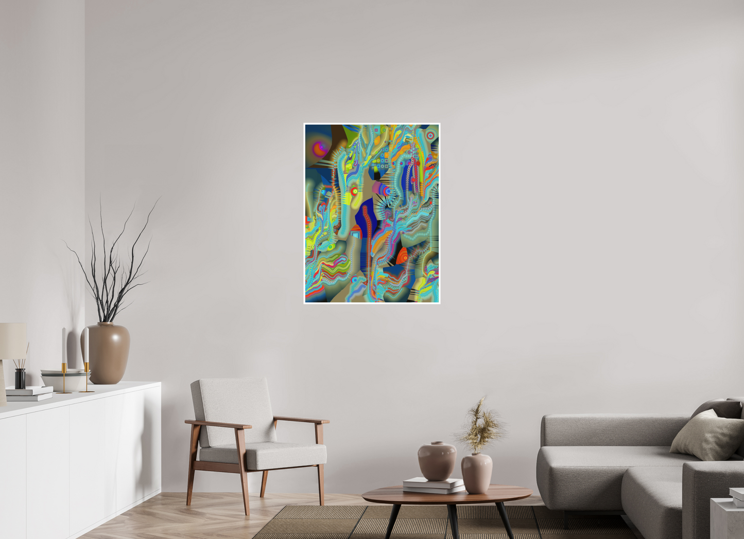 75 x 100 cm, Print on Hahnemühle Photo Rag Bright White Circollage #15