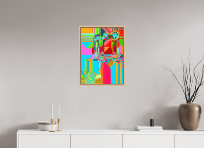 45 x 60 cm, Fine Art Print on Alu-Dibond in Floater Frame Turbo Lenz #9