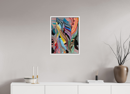 45 x 60 cm, Fine Art Print on Alu-Dibond in Floater Frame White Serendicay #9