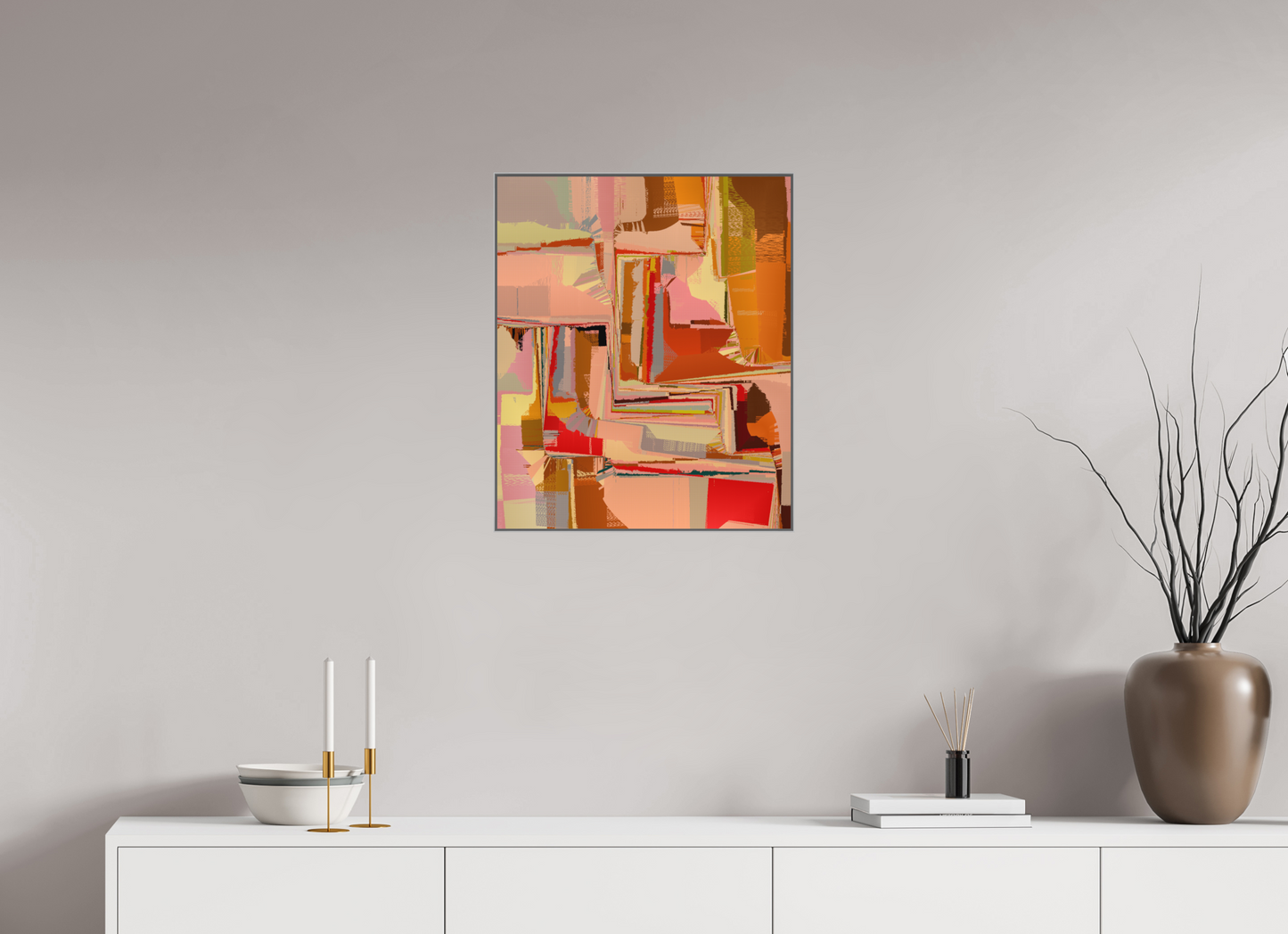 50 x 60 cm, Alu-Dibond in Aluminium Artbox interaction 707.214.174.831.700