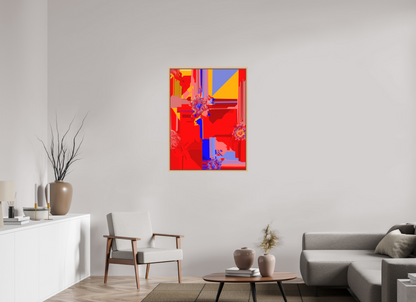 75 x 100 cm, Fine Art Print on Alu-Dibond in Floater Frame Turbo Lenz #11