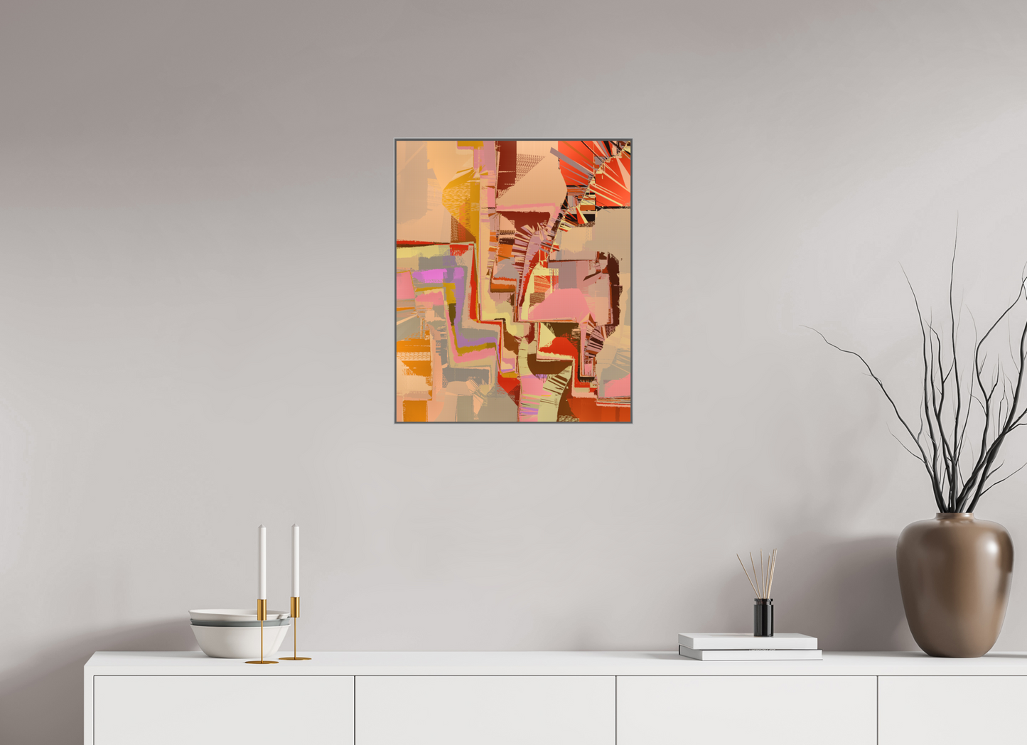 50 x 60 cm, Alu-Dibond in Aluminium Artbox interaction 629.745.698.028.600