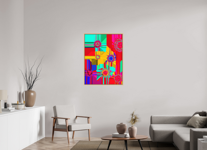 75 x 100 cm, Fine Art Print on Alu-Dibond in Floater Frame Turbo Lenz #8