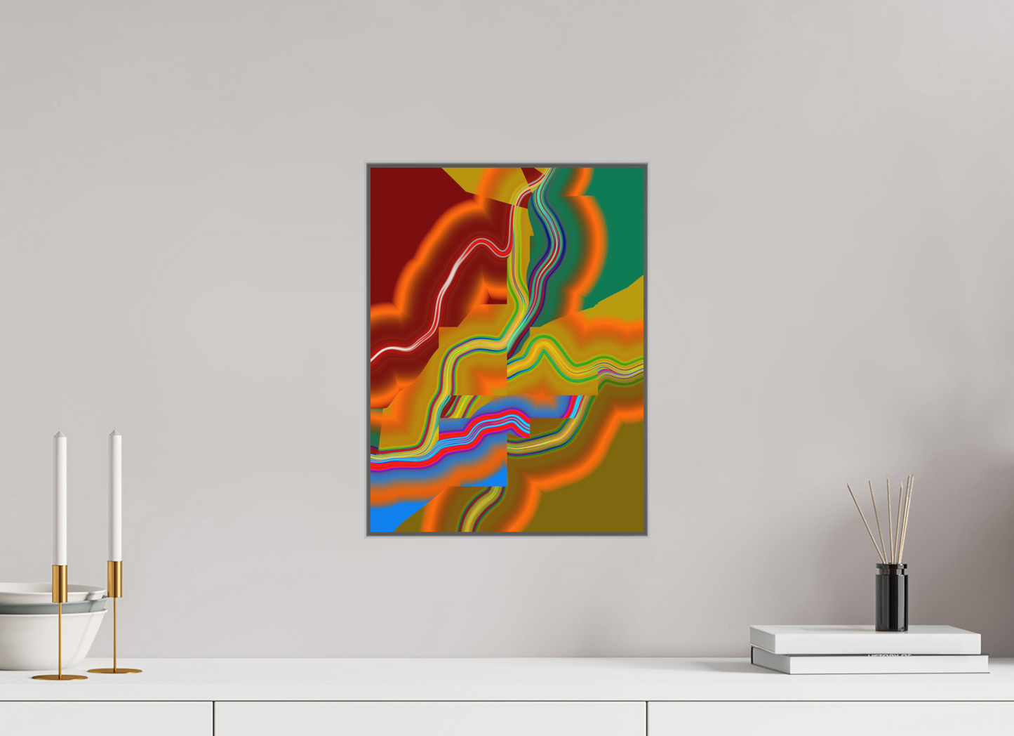 30 x 40 cm, Alu-Dibond in Aluminium Artbox Antiflow #20