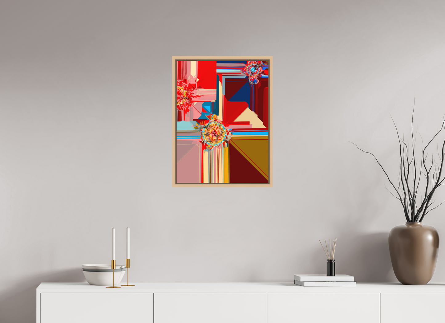 45 x 60 cm, Fine Art Print on Alu-Dibond in Floater Frame Turbo Lenz #10