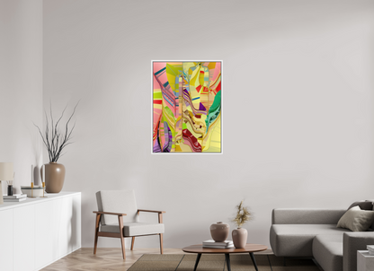 75 x 100 cm, Fine Art Print on Alu-Dibond in Floater Frame White Serendicay #14