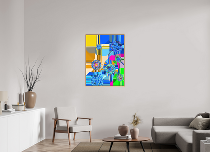 75 x 100 cm, Fine Art Print on Alu-Dibond in Floater Frame Turbo Lenz #6