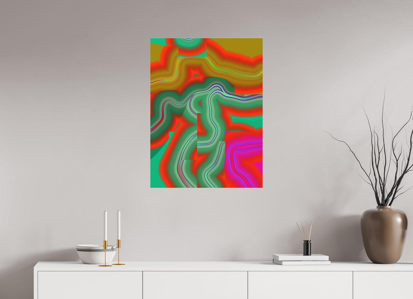 60 x 80 cm, Photo Print under matte Acrylic Glass Antiflow #9