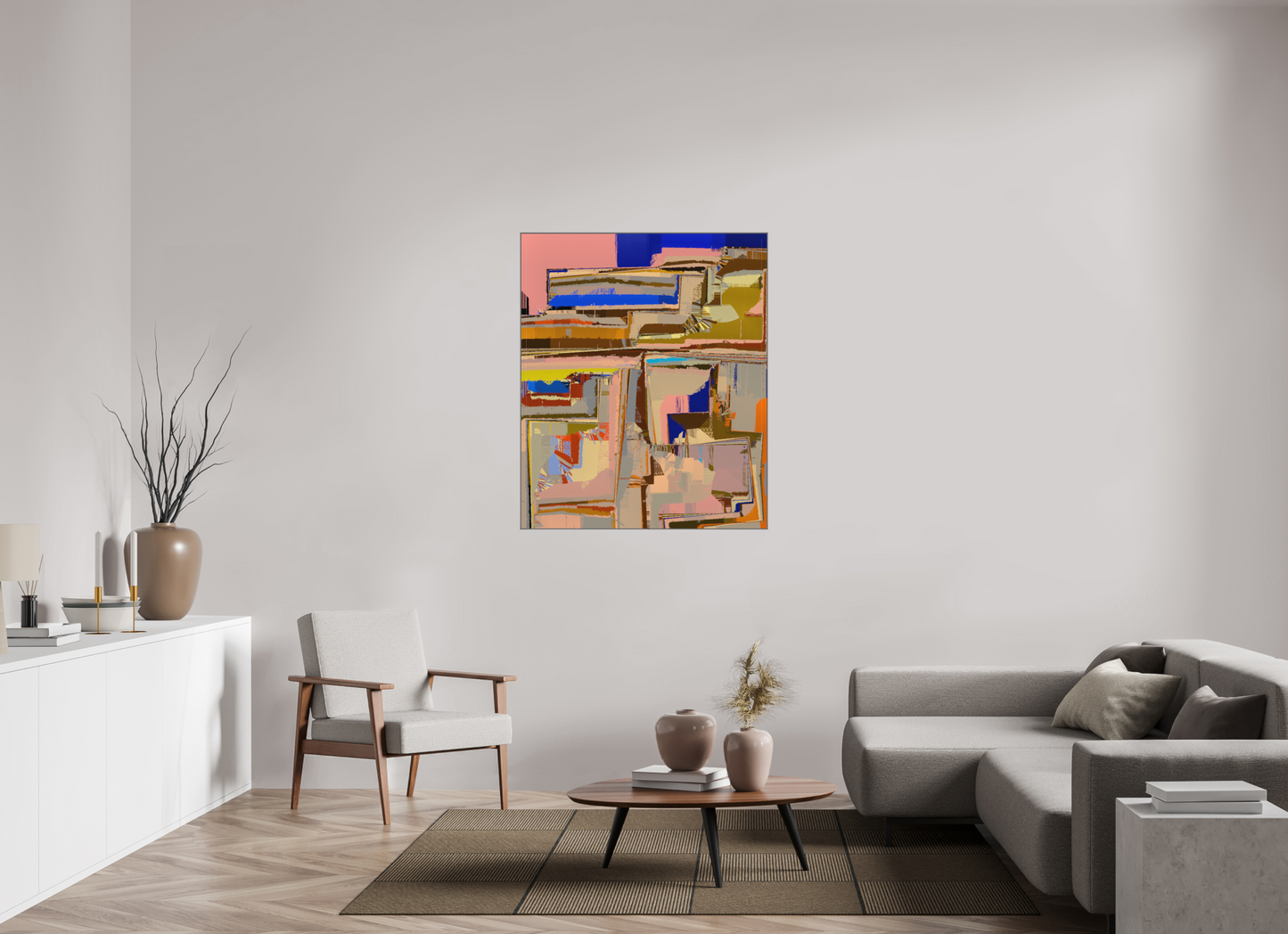 100 x 120 cm, Alu-Dibond in Aluminium Artbox interaction 723.931.203.143.700