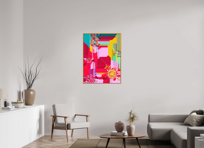75 x 100 cm, Fine Art Print on Alu-Dibond in Floater Frame Turbo Lenz #13