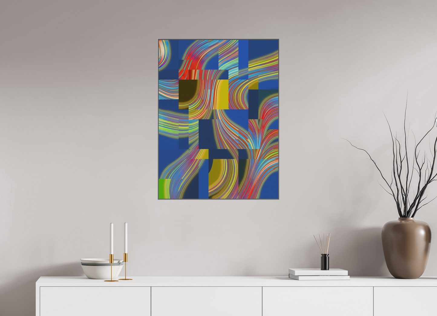 60 x 80 cm, Alu-Dibond in Aluminium Artbox Antiflow #13