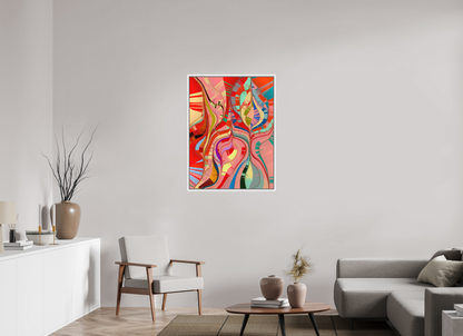 75 x 100 cm, Fine Art Print on Alu-Dibond in Floater Frame White Serendicay #5