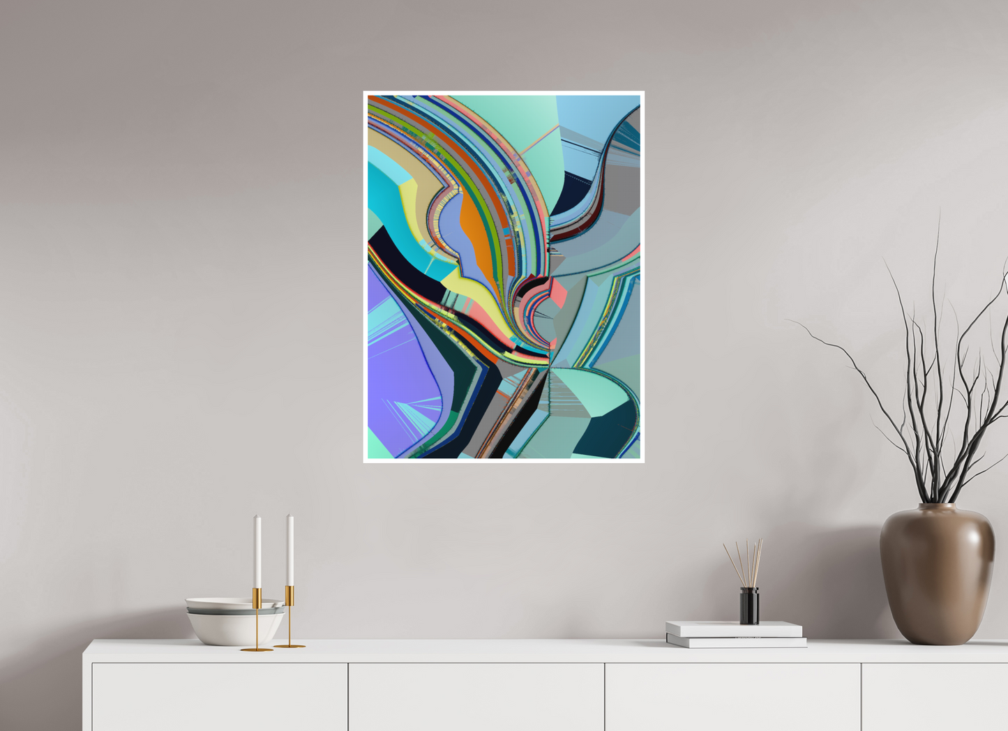 60 x 80 cm, Print on Hahnemühle Photo Rag Bright White Uncanny Flow #47