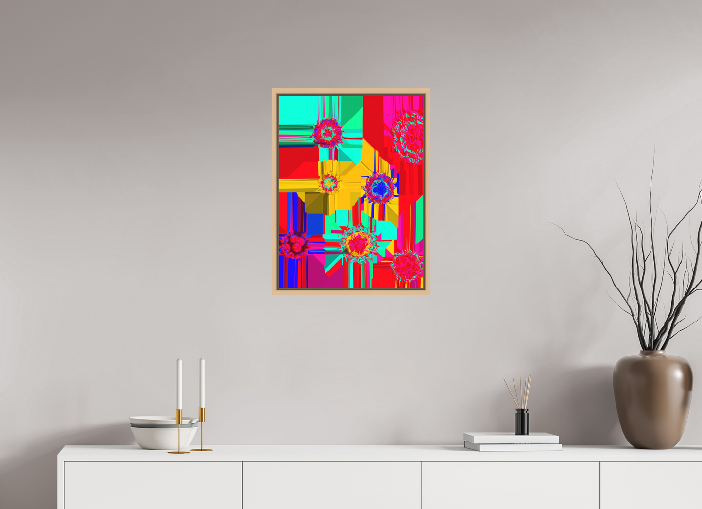 45 x 60 cm, Fine Art Print on Alu-Dibond in Floater Frame Turbo Lenz #8