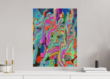 45 x 60 cm, Photo Print under matte Acrylic Glass Circollage #11