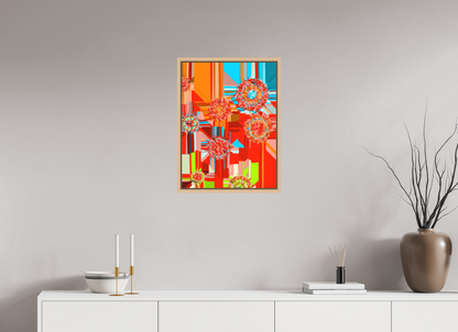 45 x 60 cm, Fine Art Print on Alu-Dibond in Floater Frame Turbo Lenz #7