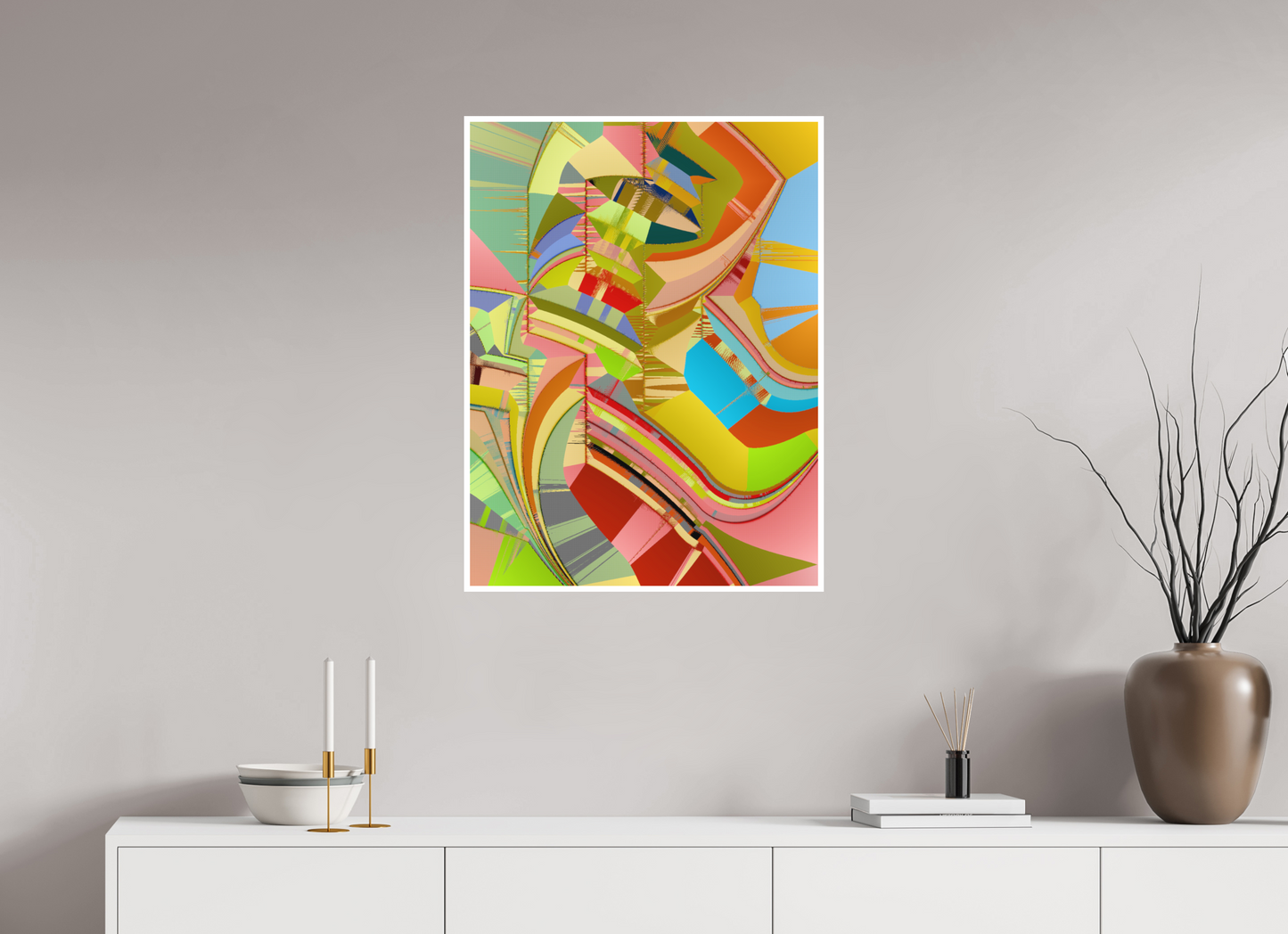 60 x 80 cm, Print on Hahnemühle Photo Rag Bright White Uncanny Flow #3