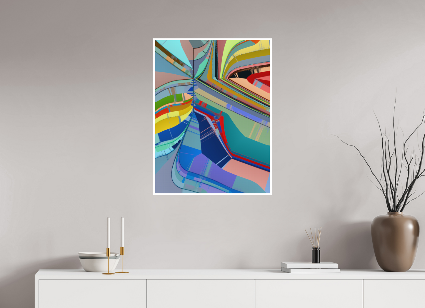 60 x 80 cm, Print on Hahnemühle Photo Rag Bright White Uncanny Flow #44