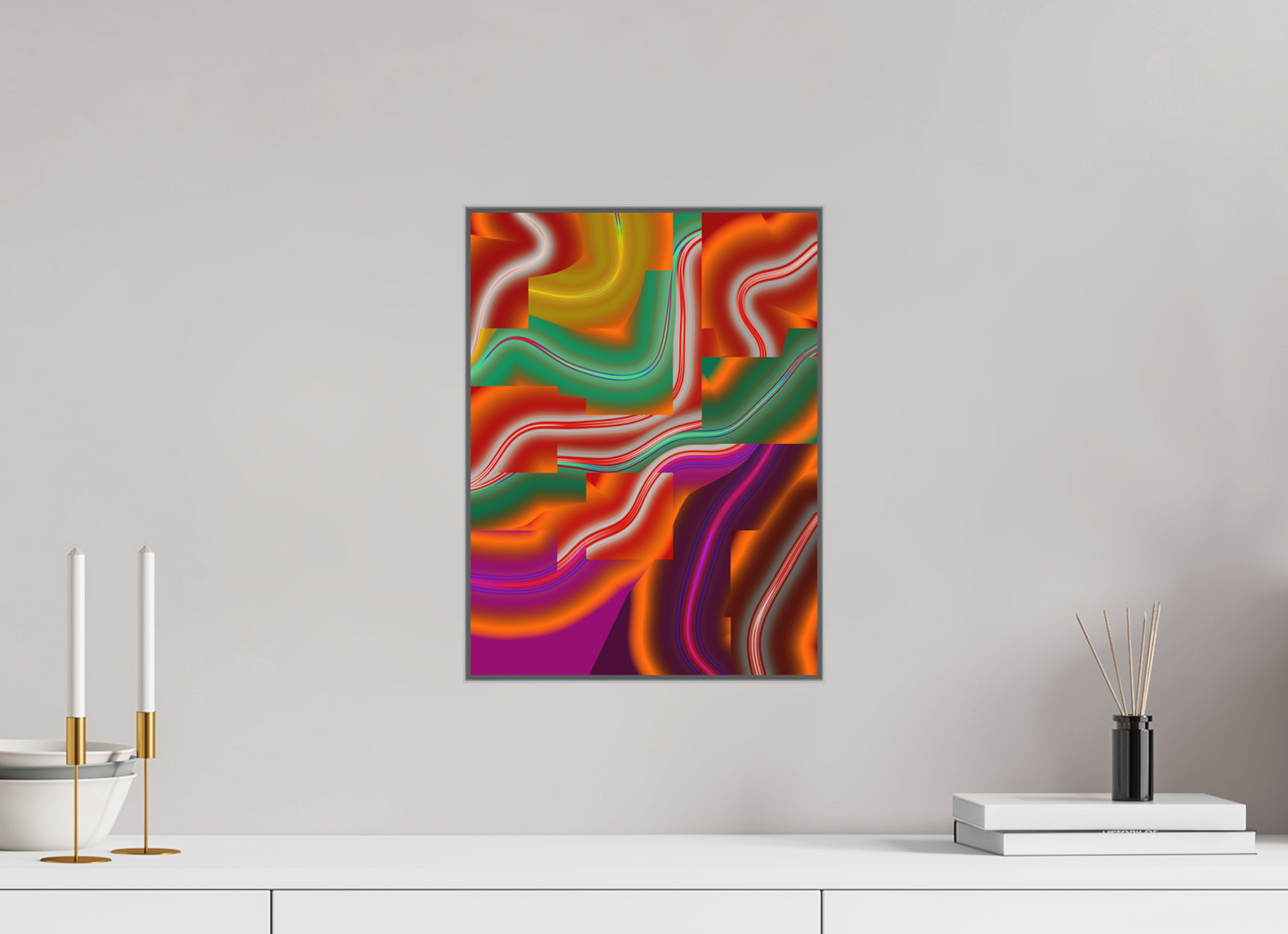 30 x 40 cm, Alu-Dibond in Aluminium Artbox Antiflow #3