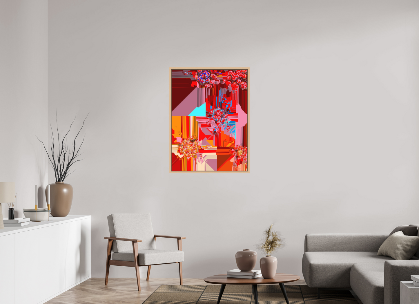 75 x 100 cm, Fine Art Print on Alu-Dibond in Floater Frame Turbo Lenz #3