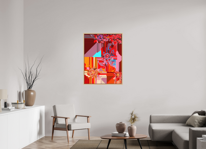 75 x 100 cm, Fine Art Print on Alu-Dibond in Floater Frame Turbo Lenz #3