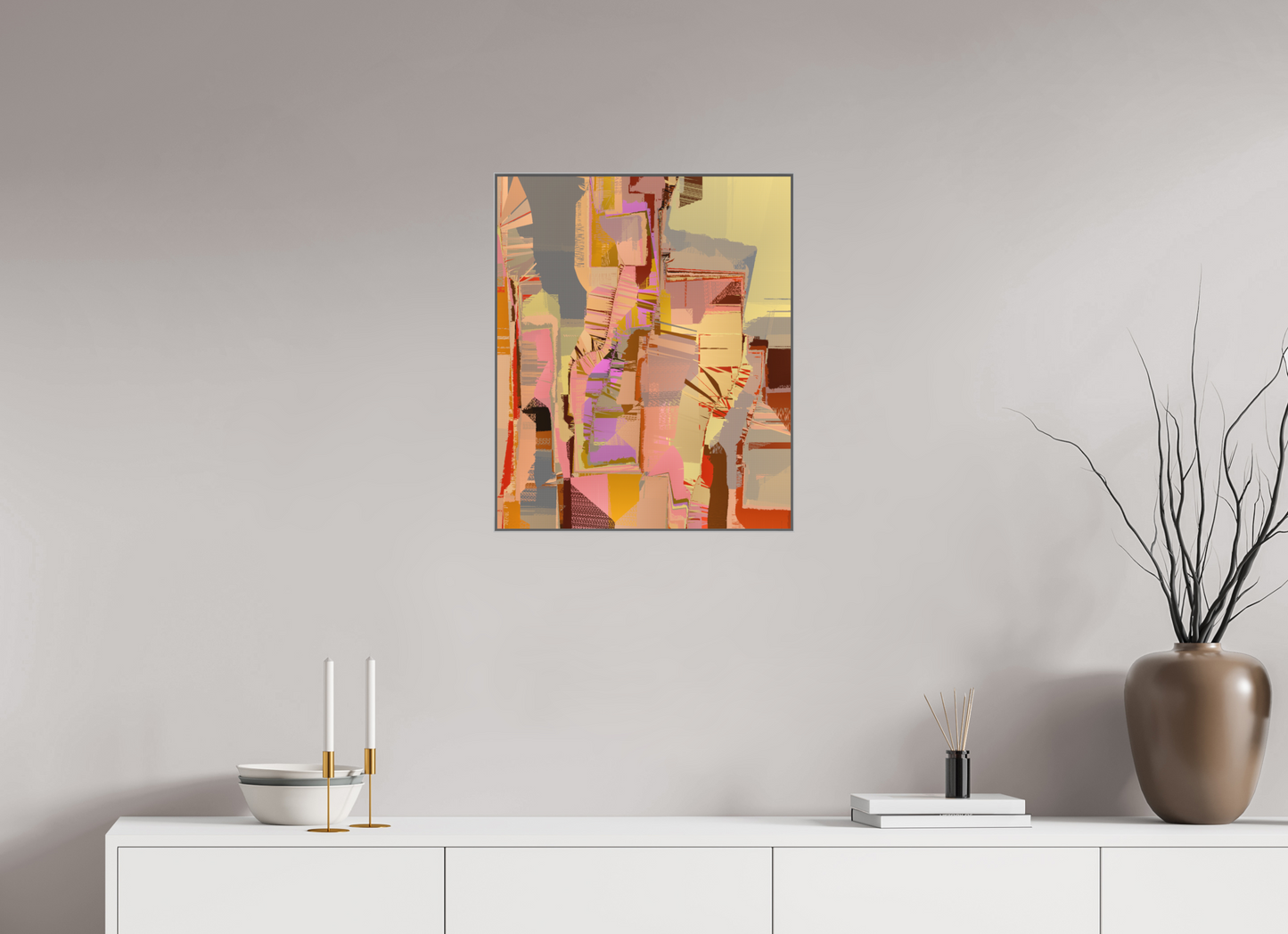 50 x 60 cm, Alu-Dibond in Aluminium Artbox interaction 629.523.668.836.100