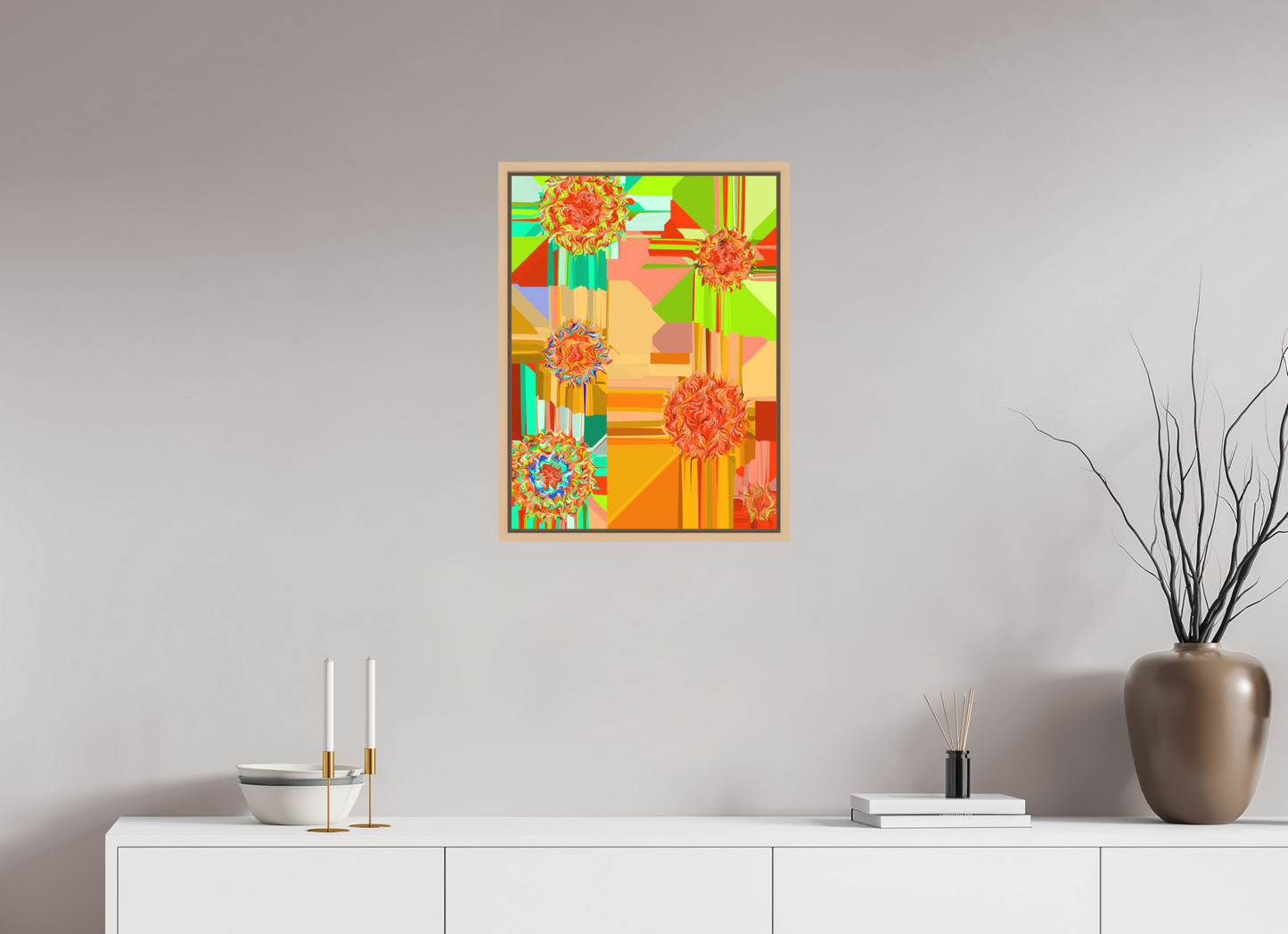 45 x 60 cm, Fine Art Print on Alu-Dibond in Floater Frame Turbo Lenz #15