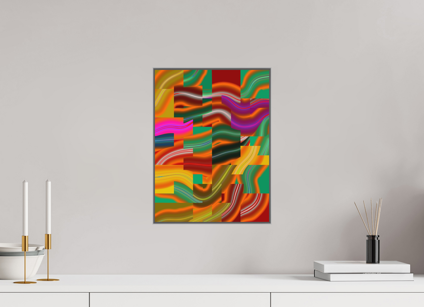 30 x 40 cm, Alu-Dibond in Aluminium Artbox Antiflow #18