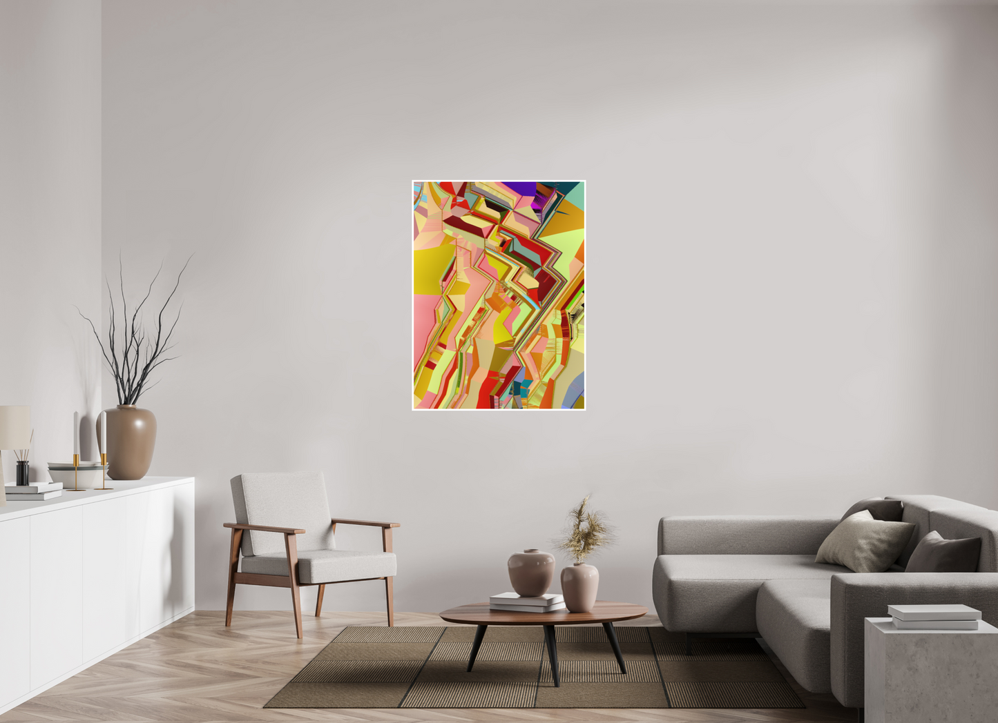 90 x 120 cm, Print on Hahnemühle Photo Rag Bright White Uncanny Flow #13