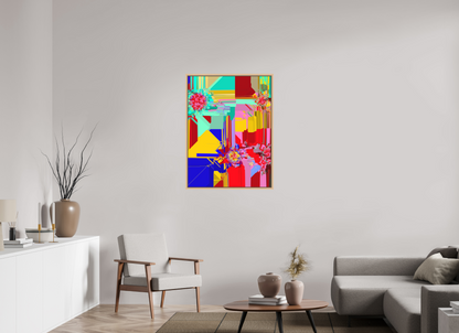 75 x 100 cm, Fine Art Print on Alu-Dibond in Floater Frame Turbo Lenz #4