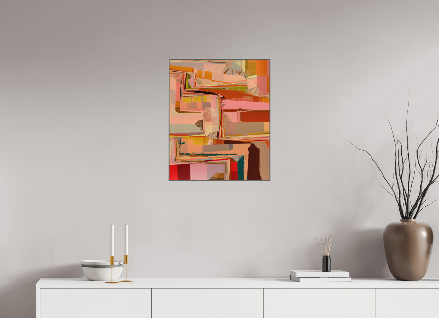 50 x 60 cm, Alu-Dibond in Aluminium Artbox interaction 705.697.480.022.300