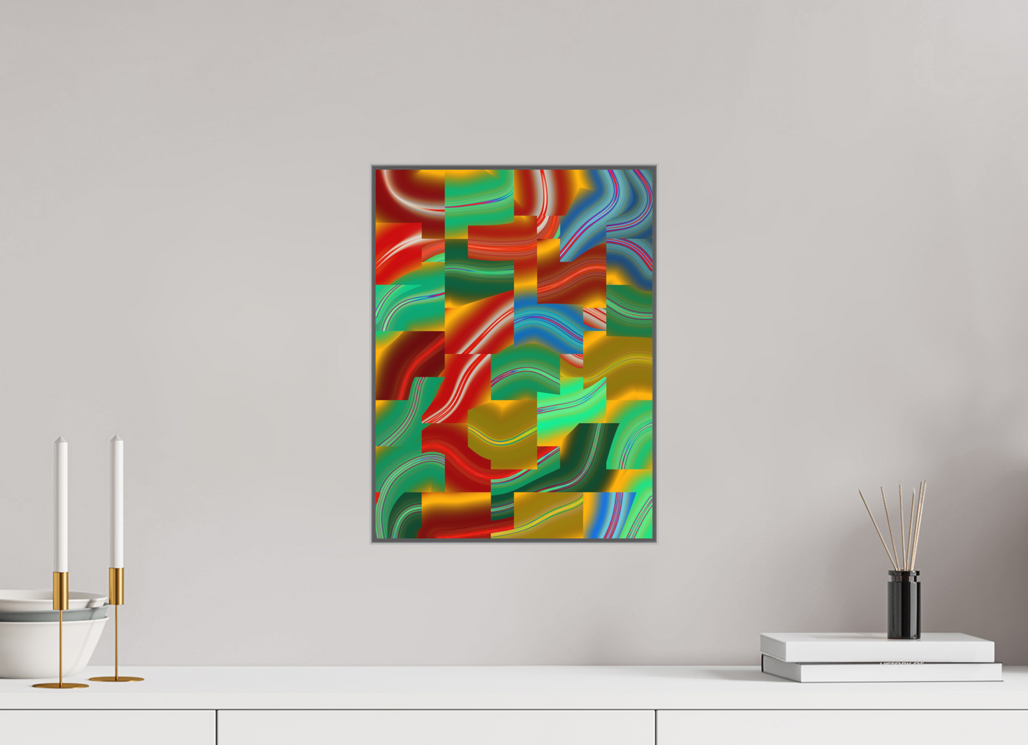 30 x 40 cm, Alu-Dibond in Aluminium Artbox Antiflow #2