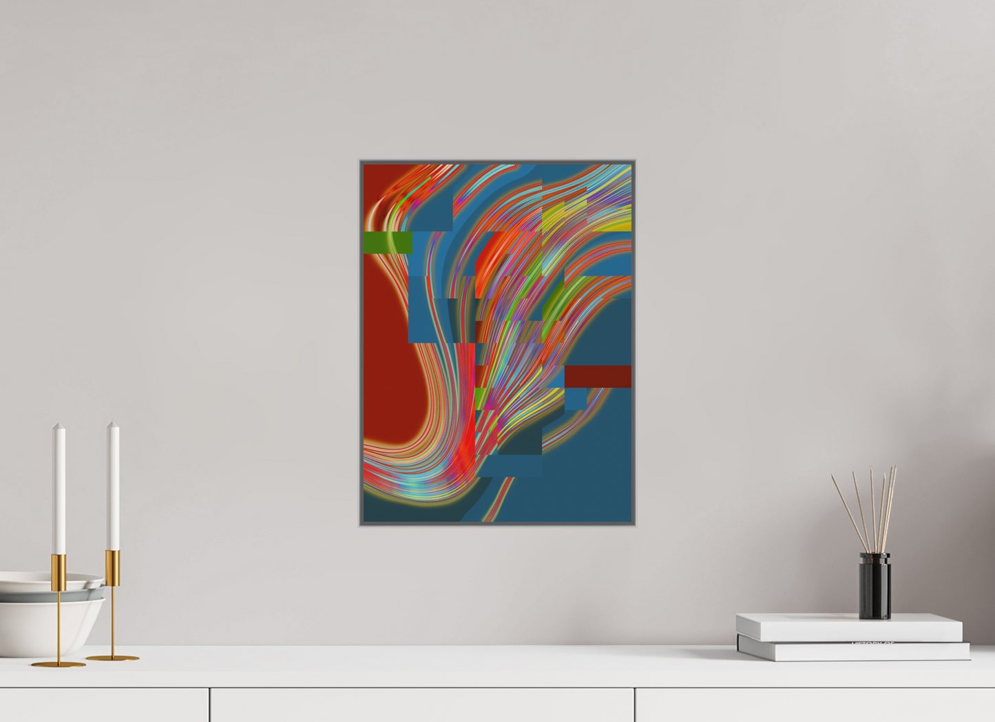 30 x 40 cm, Alu-Dibond in Aluminium Artbox Antiflow #8