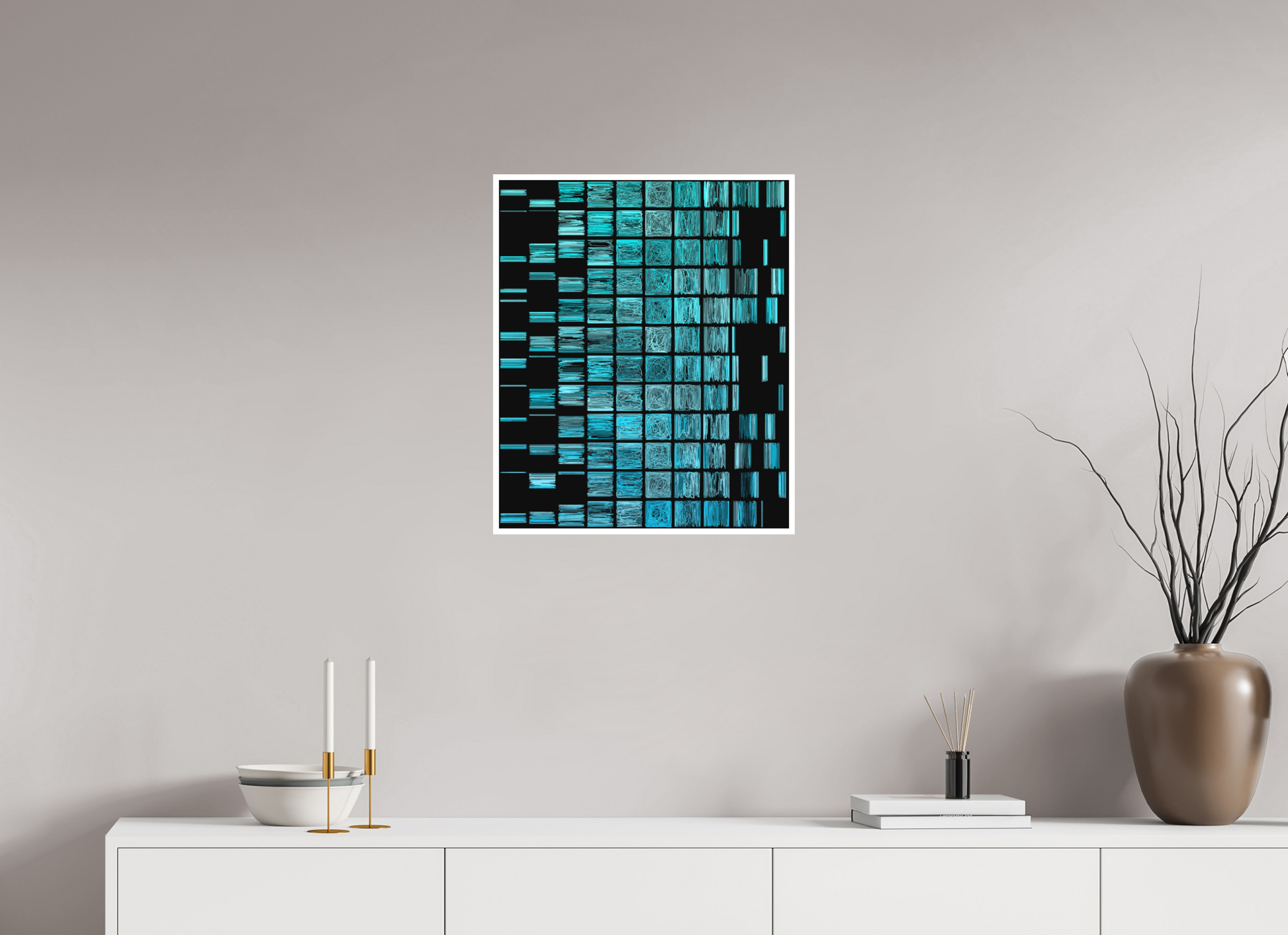 50 x 60 cm, Print on Hahnemühle Photo Rag Bright White Finite Loops #21