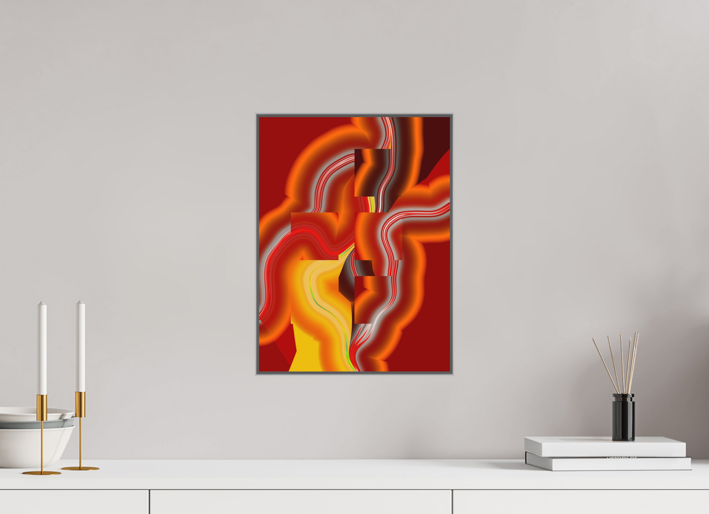 30 x 40 cm, Alu-Dibond in Aluminium Artbox Antiflow #11