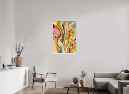 75 x 100 cm, Fine Art Print on Alu-Dibond in Floater Frame White Serendicay #10