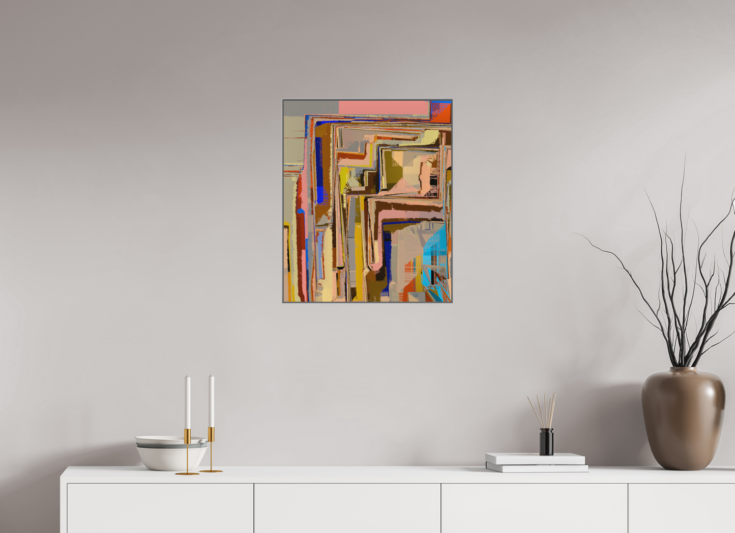 50 x 60 cm, Alu-Dibond in Aluminium Artbox interaction 724.167.757.857.300